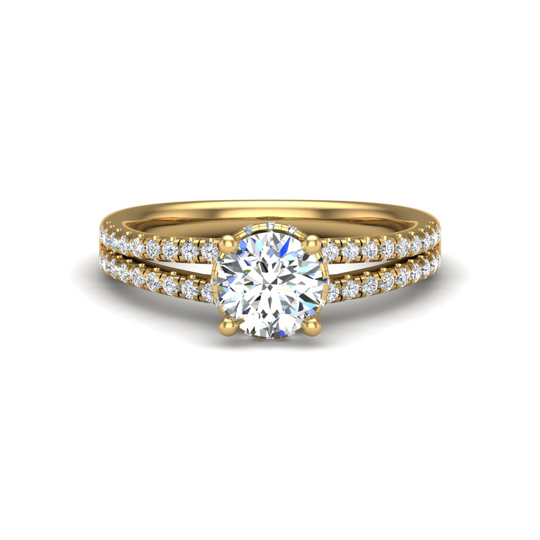 Collins Halo Engagement Ring